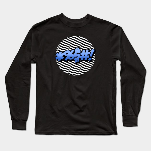 Comic OpArt Long Sleeve T-Shirt by Kumikoo